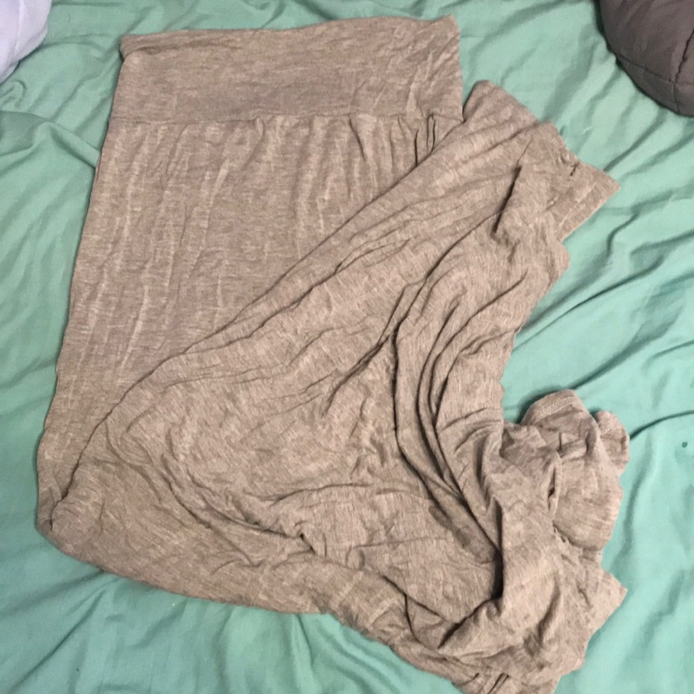 Grey maxi skirt